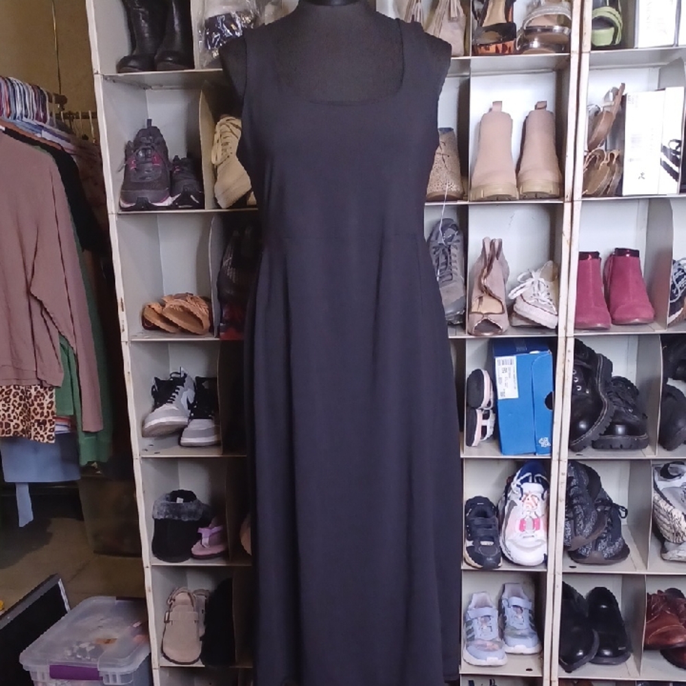 New Elegant Black Sleeveless Dress Pre Pregnancy Size L
